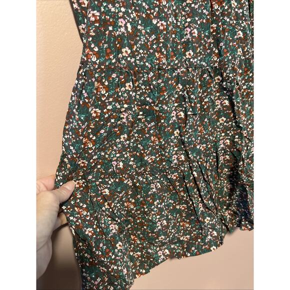 Matilda Jane Fabulous Floral Dress Rayon Fall Long Sleeve Tiered Oversized Small - Picture 7 of 9
